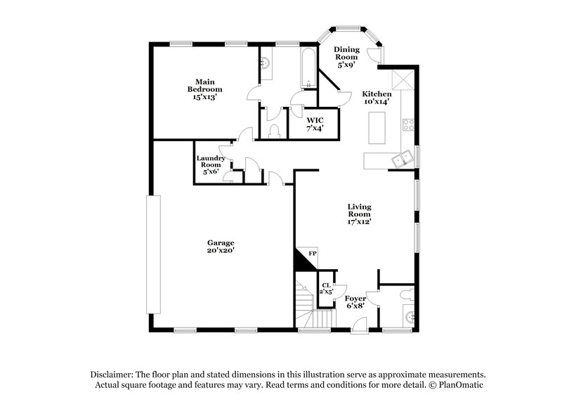 1,820/Mo, 1099 Cambrain Dr Memphis, TN 38134 Floor Plan View