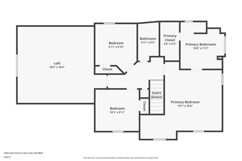 1,720/Mo, 5554 Lake Front Dr Horn Lake, MS 38637 Floor Plan View 2