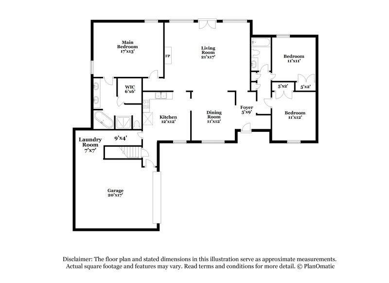 2,295/Mo, 8978 Shellflower Dr Southaven, MS 38671 Floor Plan View
