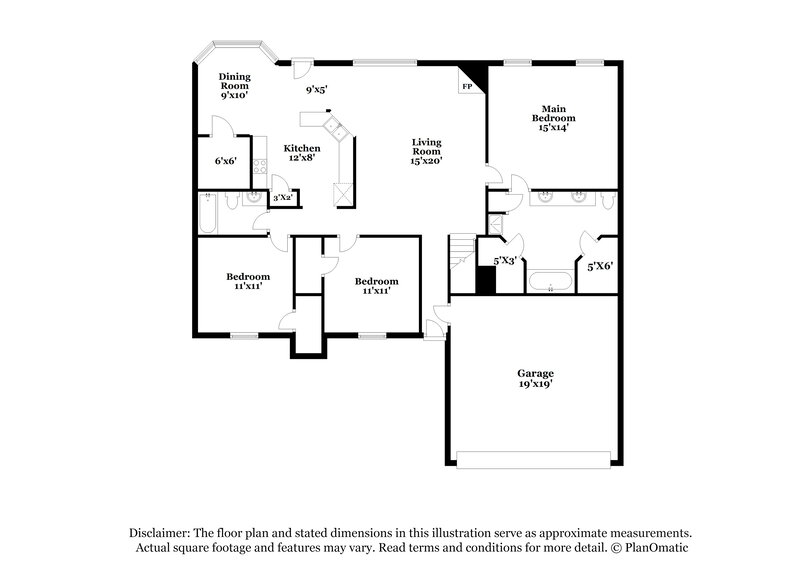 2,445/Mo, 6620 Tealwood Dr Horn Lake, MS 38637 Floor Plan View 2