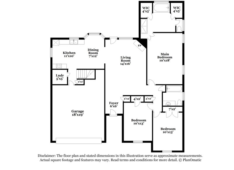 2,710/Mo, 919 Stewart Shire Cv Nesbit, MS 38651 Floor Plan View