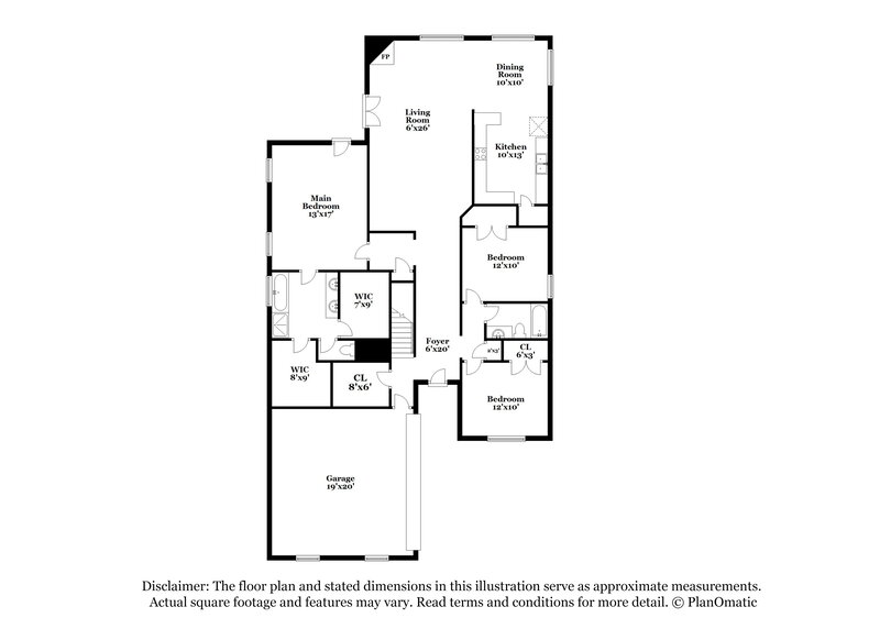 1,840/Mo, 910 Clubhouse Dr Hernando, MS 38632 Floorplan View 2