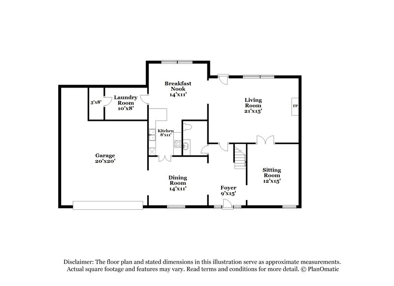 2,295/Mo, 312 Clarington Dr Southaven, MS 38671 Floor Plan View
