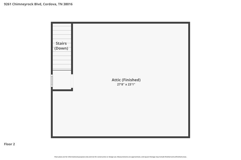2,170/Mo, 9261 Chimneyrock Blvd Cordova, TN 38016 Floor Plan View 2
