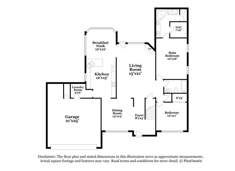 3,390/Mo, 6454 Coleman Rd Olive Branch, MS 38654 Floor Plan View