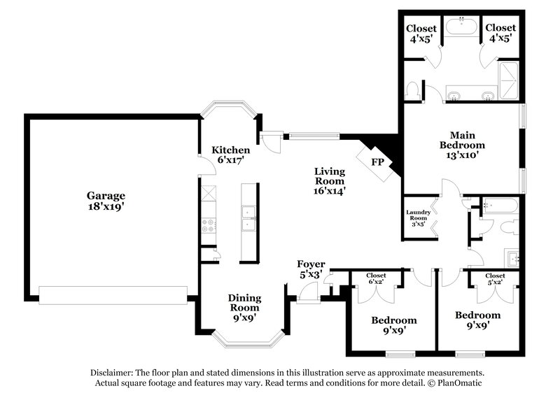 2,035/Mo, 7843 Plantation Ridge Cv Olive Branch, MS 38654 Floor Plan View