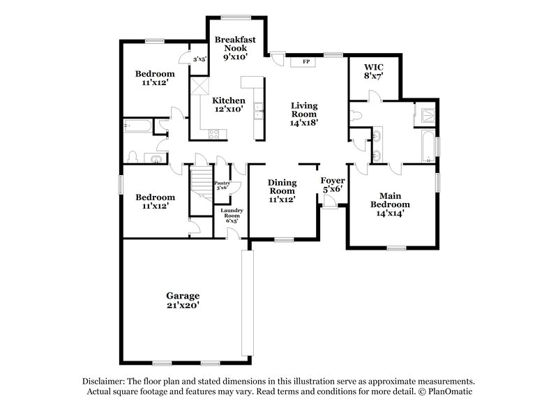 2,110/Mo, 35 Cami Cv Somerville, TN 38068 Floorplan View 2