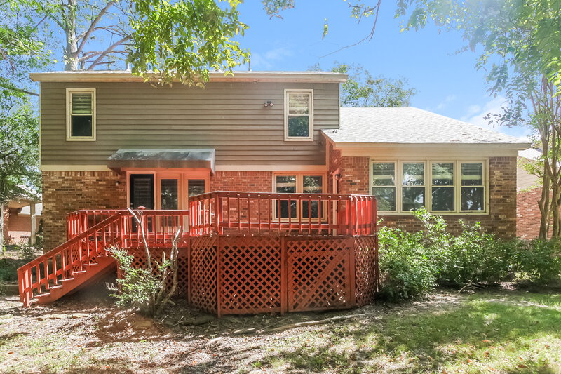 1,990/Mo, 8772 Cedar Mills Cir Cordova, TN 38016 Rear View