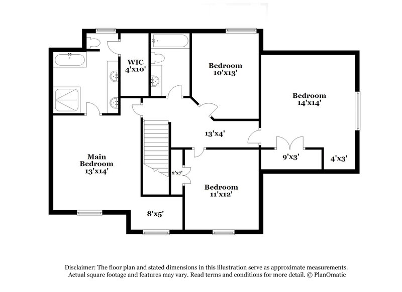 2,200/Mo, 7170 Fox Creek Dr Olive Branch, MS 38654 Floor Plan View 2