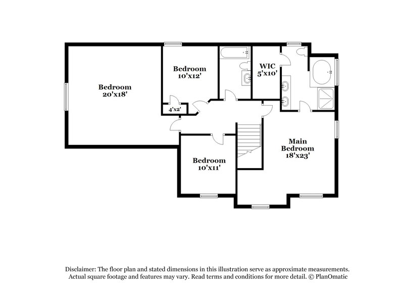 1,880/Mo, 5911 Magnolia Lakes Dr Olive Branch, MS 38654 Floor Plan View