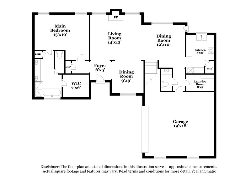 2,575/Mo, 2007 Westwind Dr Nesbit, MS 38651 Floor Plan View