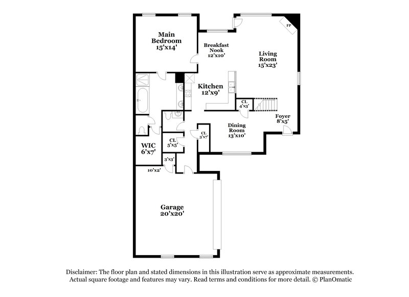2,140/Mo, 4428 Liverpool Ln Southaven, MS 38671 Floorplan View