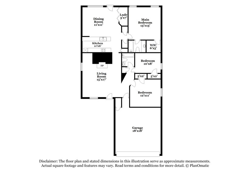 1,555/Mo, 5580 Kaitlyn Dr E Walls, MS 38680 Floor Plan View