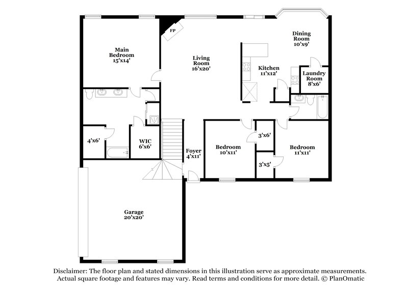 1,705/Mo, 2744 Dry Well Cv Cordova, TN 38016 Floorplan View 2