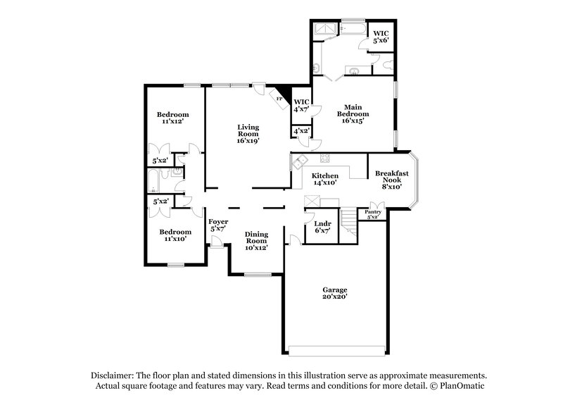 1,980/Mo, 15 Oakland Woods Cv Oakland, TN 38060 Floorplan View