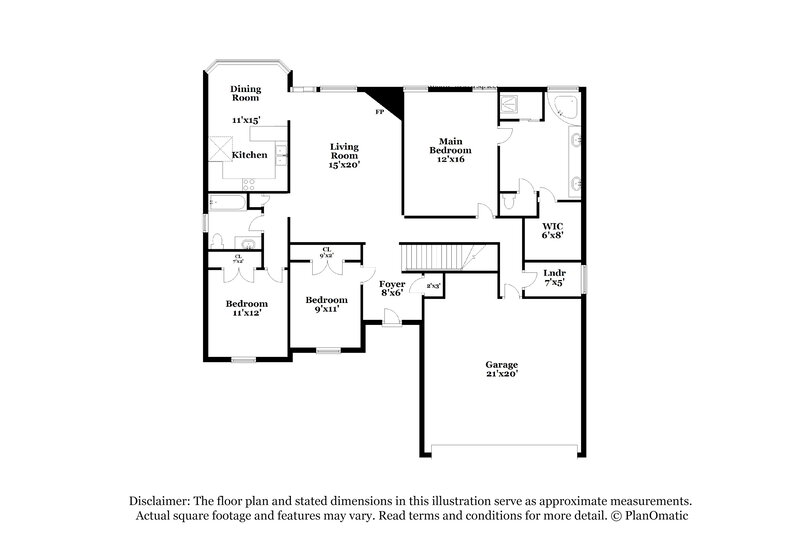 2,010/Mo, 4251 Blake Cir Olive Branch, MS 38654 Floor Plan View