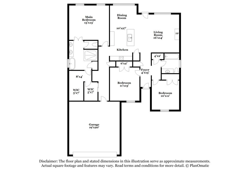 2,895/Mo, 75 Briar Hollow Ln Oakland, TN 38060 Floorplan View