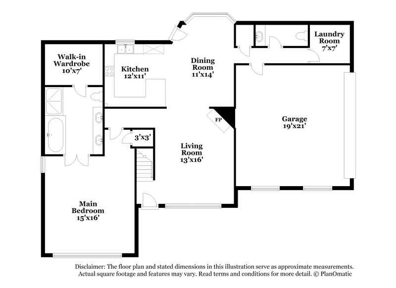 1,600/Mo, 6886 Fox Briar Cv Walls, MS 38680 Floor Plan View