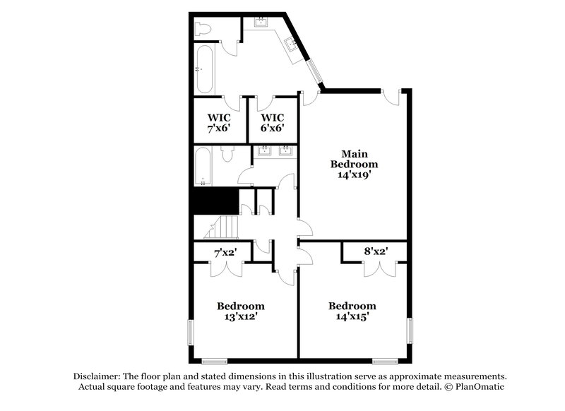 1,750/Mo, 353 Ericson Rd Cordova, TN 38018 Floor Plan View 3