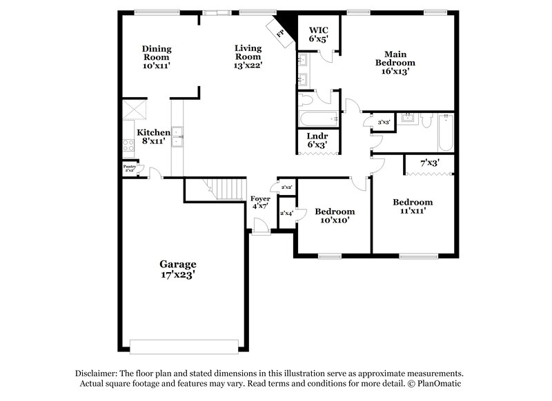 2,400/Mo, 6899 Gallop Dr Cordova, TN 38018 Floor Plan View 2