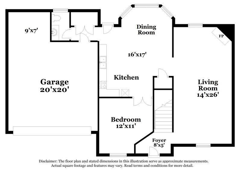 2,105/Mo, 7159 Creekside Dr Olive Branch, MS 38654 Floor Plan View
