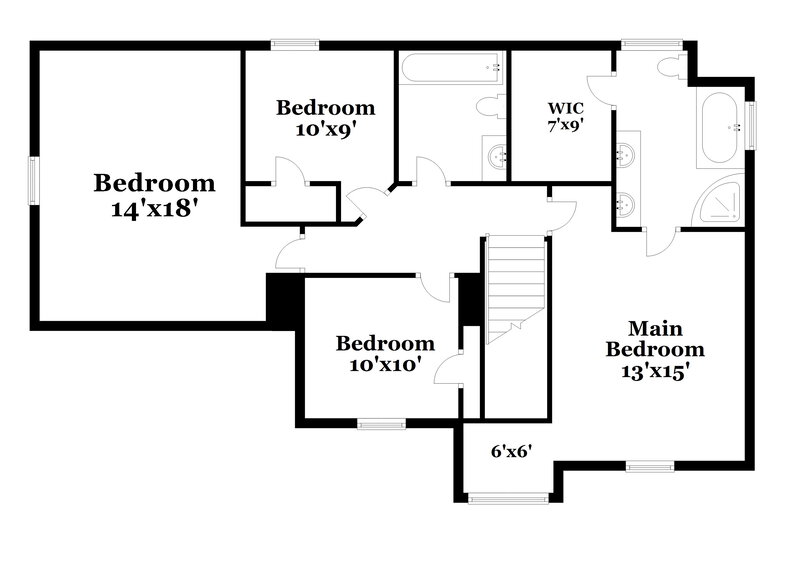 2,105/Mo, 7159 Creekside Dr Olive Branch, MS 38654 Floor Plan View 2