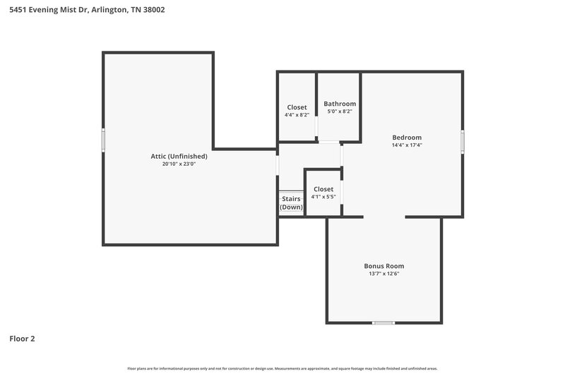 2,685/Mo, 5451 Evening Mist Dr Arlington, TN 38002 Floor Plan View