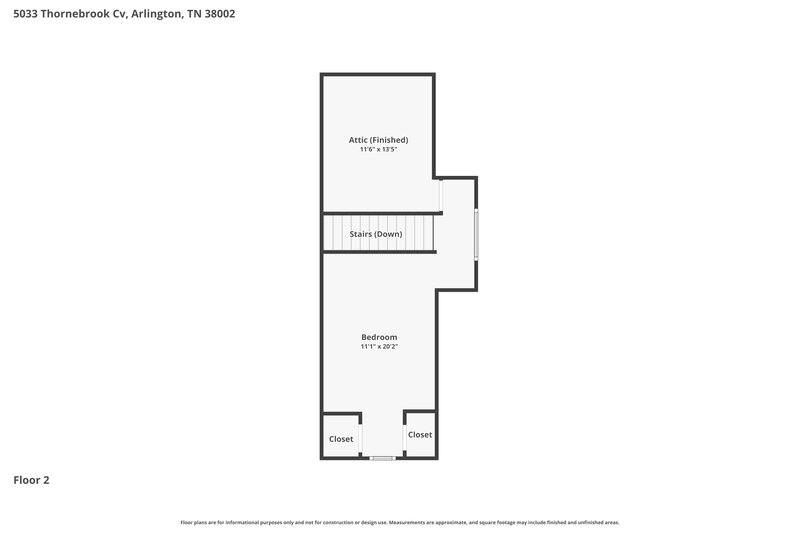 2,315/Mo, 5033 Thornebrook Cv Arlington, TN 38002 Floor Plan View 2