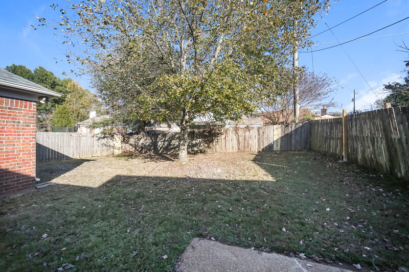 1,695/Mo, 2174 Rocky Stream Dr Cordova, TN 38016 Backyard View