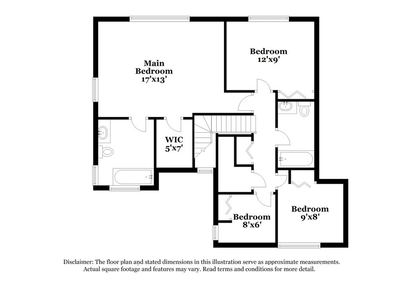 3,350/Mo, 8780 SW 214th Ter Cutler Bay, FL 33189 Floor Plan View 2