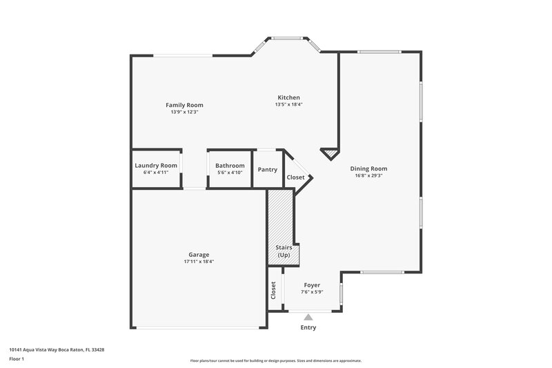 3,665/Mo, 10141 Aqua Vista Way Boca Raton, FL 33428 Floor Plan View