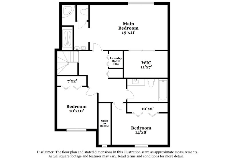 2,460/Mo, 4287 Lake Lucerne Cir West Palm Beach, FL 33409 Floor Plan View 2