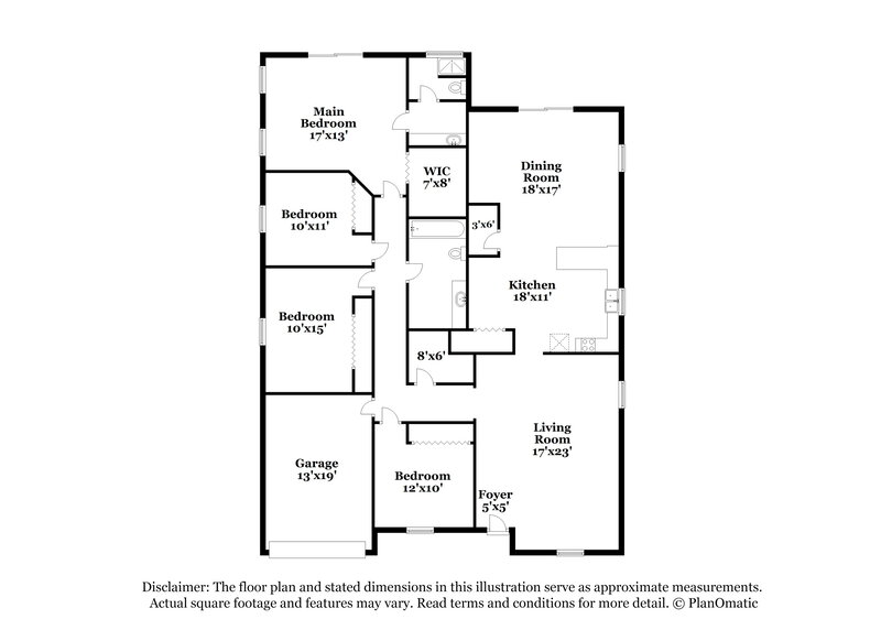 3,560/Mo, 6642 NW 42nd Ave Coconut Creek, FL 33073 Floor Plan View