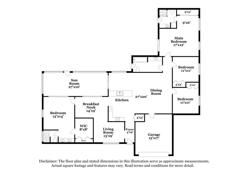 5,250/Mo, 10677 NW 6th Ct Coral Springs, FL 33071 Floor Plan View