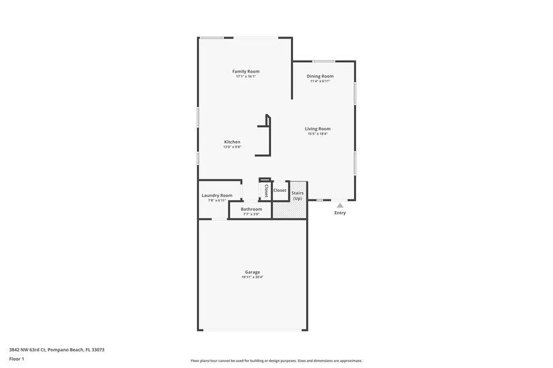 5,640/Mo, 3842 NW 63rd Ct Coconut Creek, FL 33073 Floor Plan View