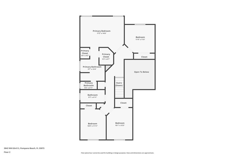 5,640/Mo, 3842 NW 63rd Ct Coconut Creek, FL 33073 Floor Plan View 2