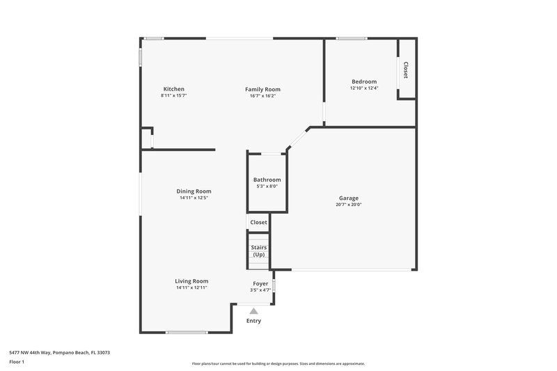 0/Mo, 5477 NW 44th Way Coconut Creek, FL 33073 Floorplan View