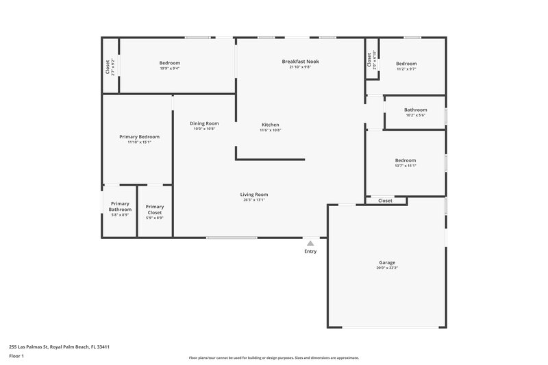 3,165/Mo, 255 Las Palmas St Royal Palm Beach, FL 33411 Floor Plan View