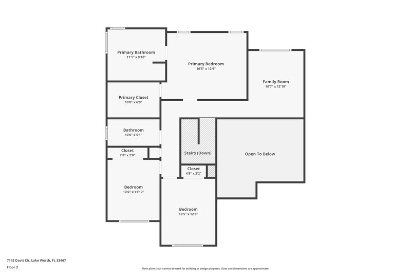3,430/Mo, 7142 Davit Cir Lake Worth, FL 33467 Floor Plan View 2