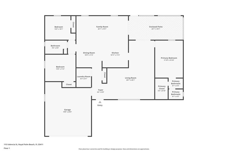 2,985/Mo, 115 Valencia St Royal Palm Beach, FL 33411 Floor Plan View