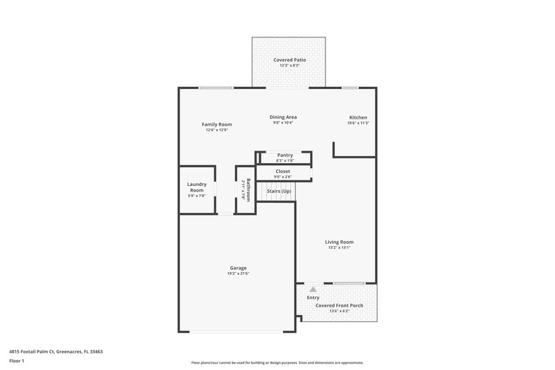 3,155/Mo, 4815 Foxtail Palm Ct Greenacres, FL 33463 Floorplan View