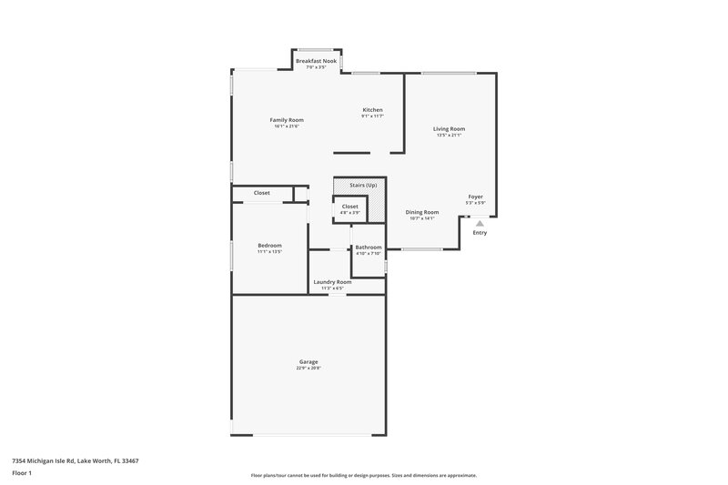 3,355/Mo, 7354 Michigan Isle Rd Lake Worth, FL 33467 Floor Plan View
