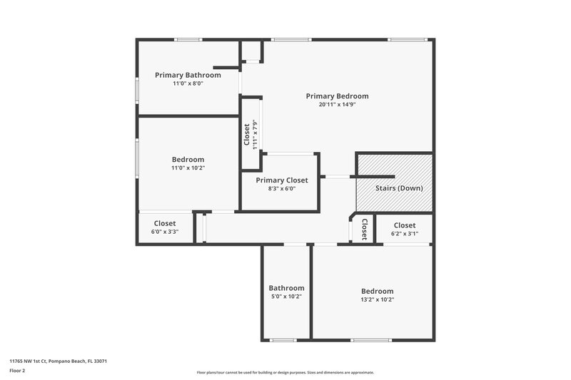 2,985/Mo, 11765 NW 1st Ct Coral Springs, FL 33071 Floor Plan View 2