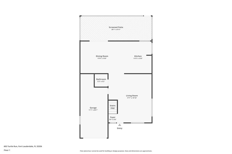 3,610/Mo, 603 Turtle Run Weston, FL 33326 Floorplan View