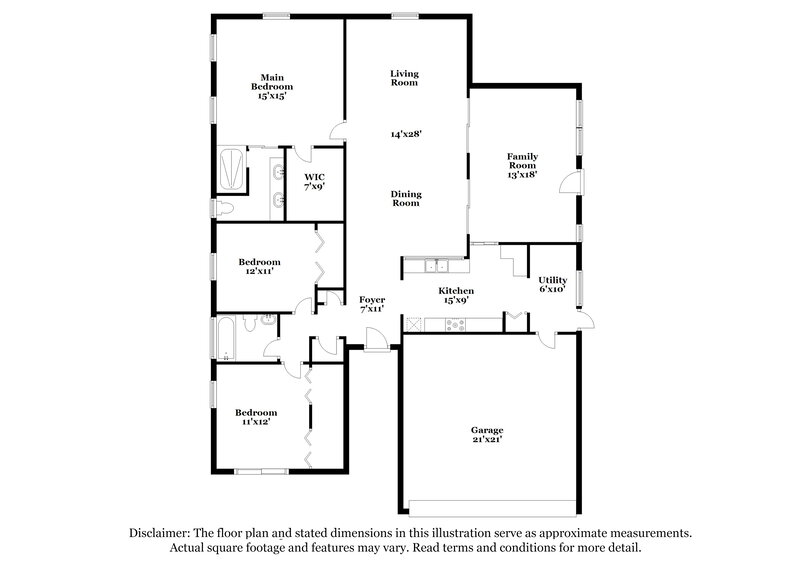 3,815/Mo, 6398 Amberwoods Dr Boca Raton, FL 33433 Floor Plan View