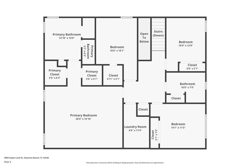3,655/Mo, 3869 Aspen Leaf Dr Boynton Beach, FL 33436 Floor Plan View 2