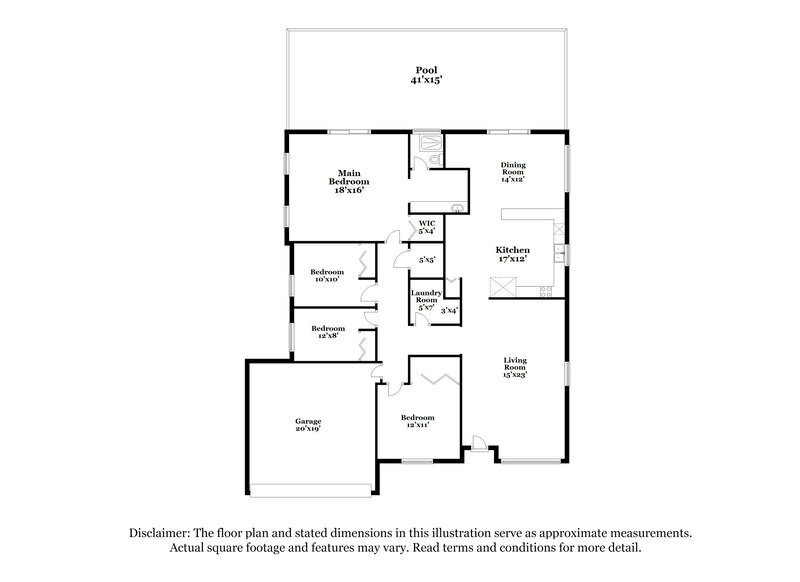 3,405/Mo, 3802 NW 59th St Coconut Creek, FL 33073 Floor Plan View