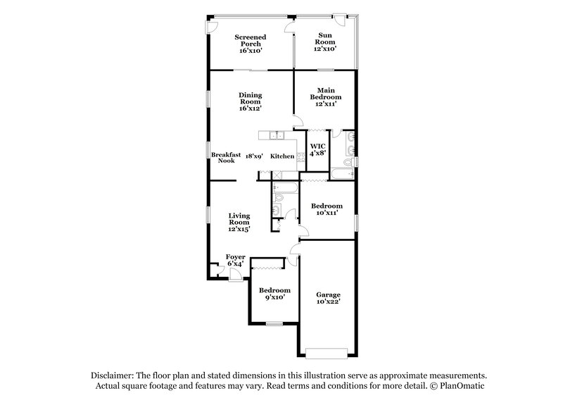 2,935/Mo, 1447 SW 45th Way Deerfield Beach, FL 33442 Floor Plan View