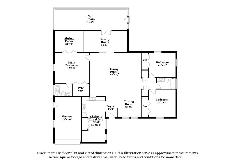 3,280/Mo, 9275 Edgemont Ln Boca Raton, FL 33434 Floor Plan View
