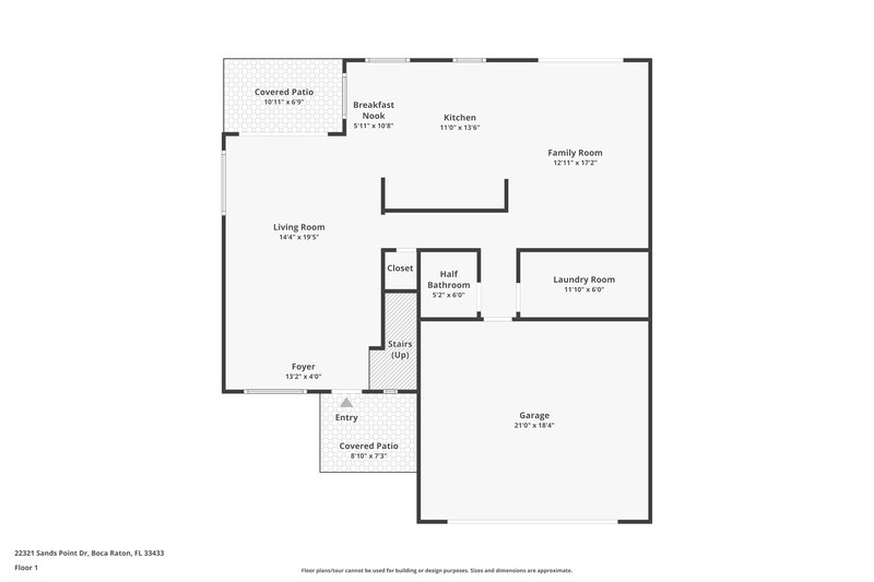 3,500/Mo, 22321 Sands Point Dr Boca Raton, FL 33433 Floor Plan View